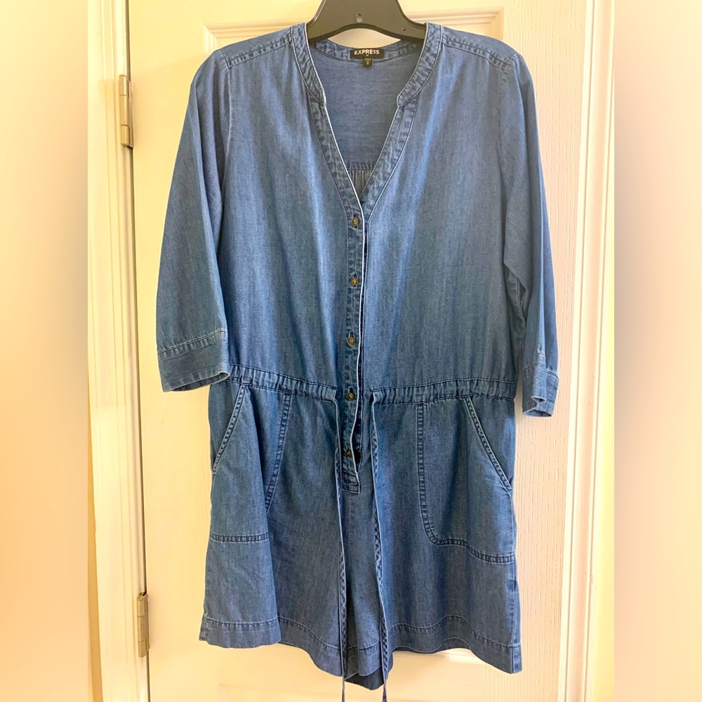 Express soft denim jumper